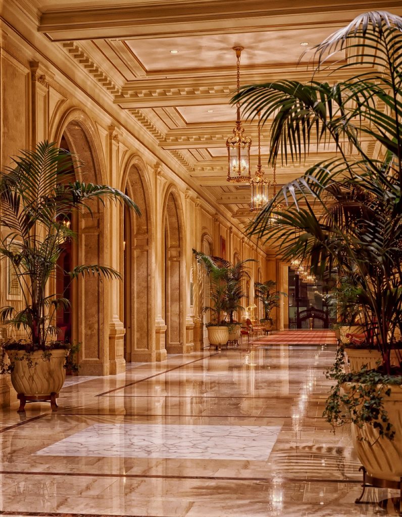 sheraton palace hotel, lobby, architecture